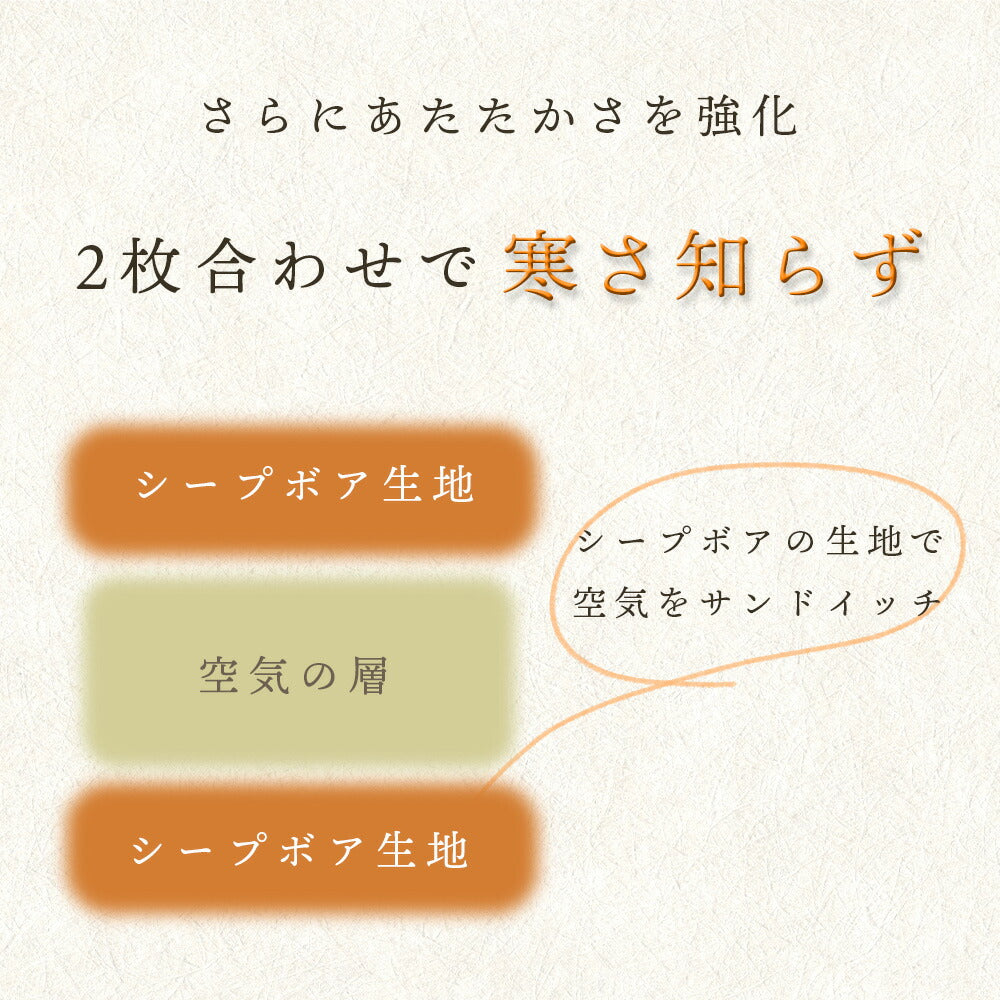 シープボア もこもこブランケット