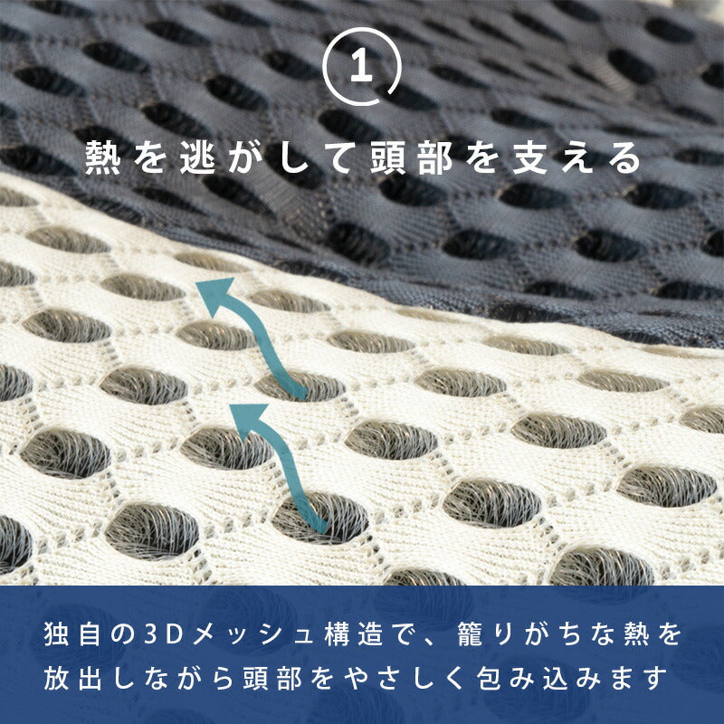 寝具指導士監修 洗える高さ調整まくら