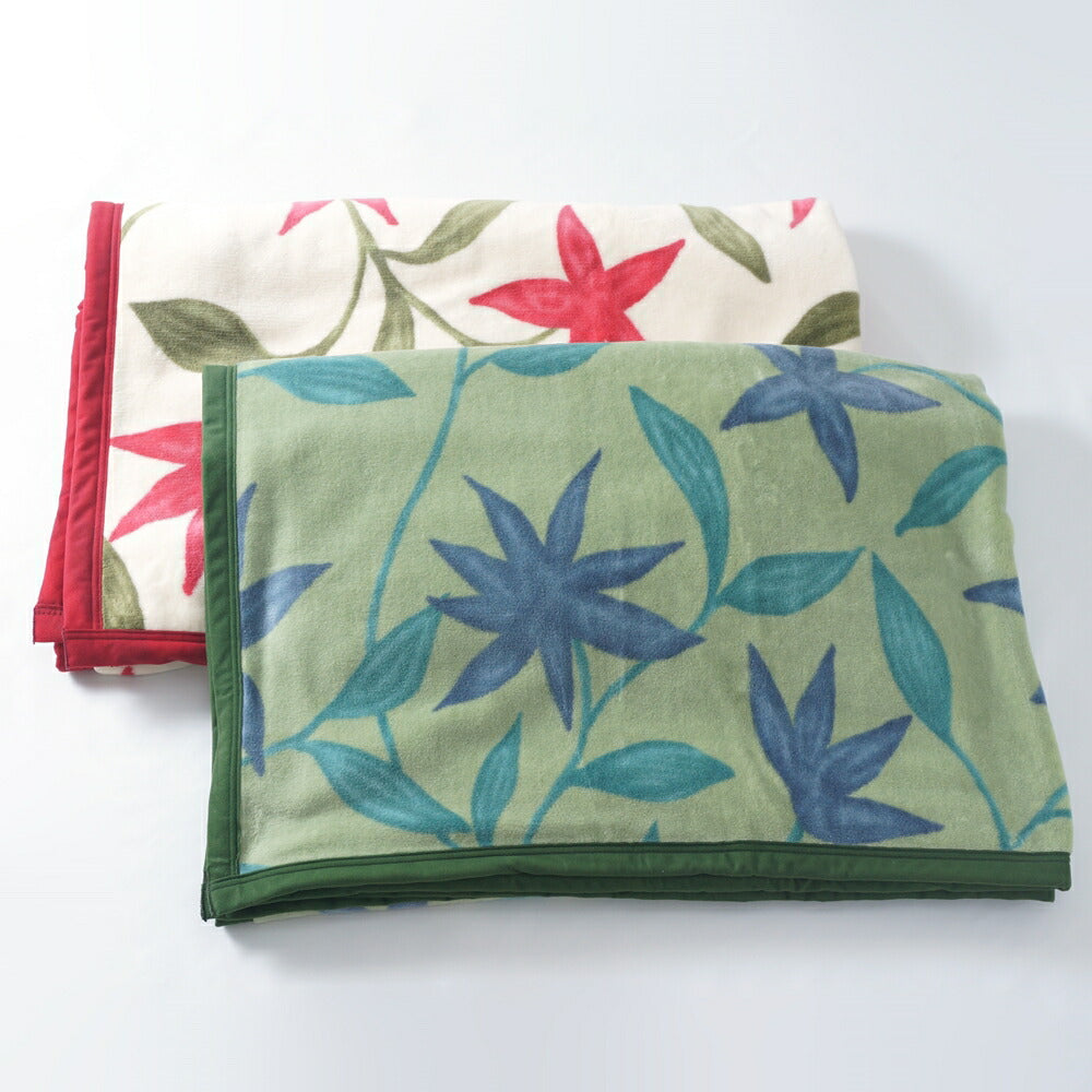 Sybilla シビラ コットンブランケット フローレス