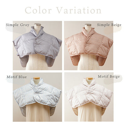 羽毛入り肩当て