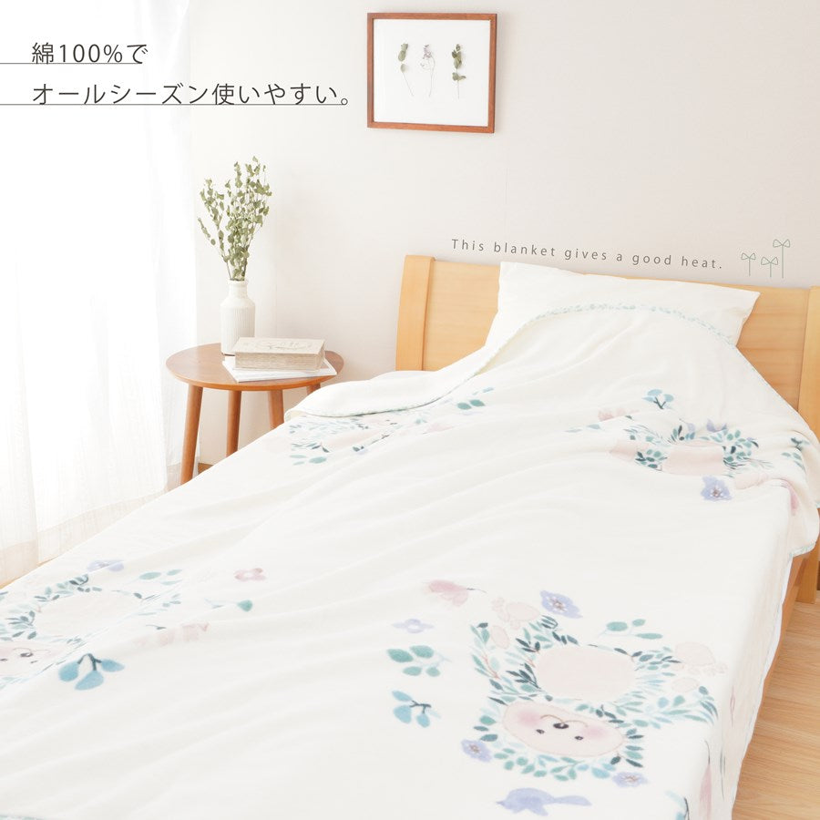 annaemilia アンナエミリア コットンブランケット ベア