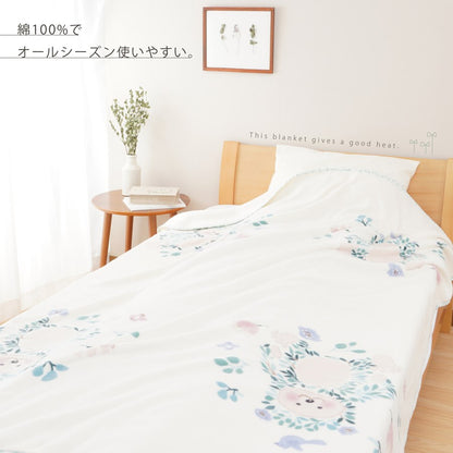 annaemilia アンナエミリア コットンブランケット ベア