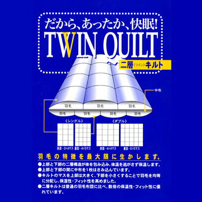 moulbronn マールブロン ツインキルト 羽毛掛けふとん