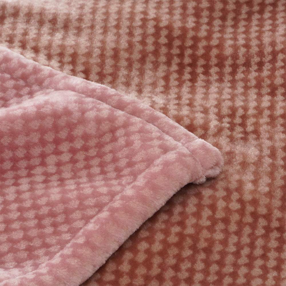 【泉大津産】吸湿発熱 3種の素材を併せた軽量毛布