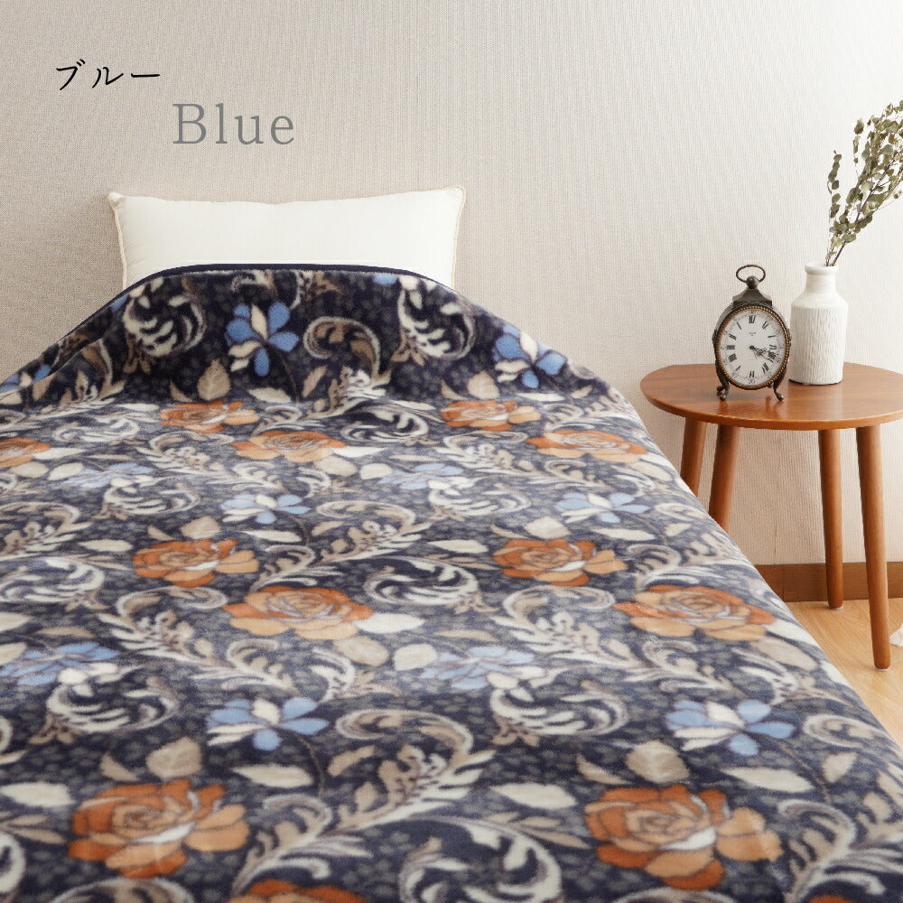 DearJapan ディアジャパン ニューマイヤー毛布 エレガント花柄