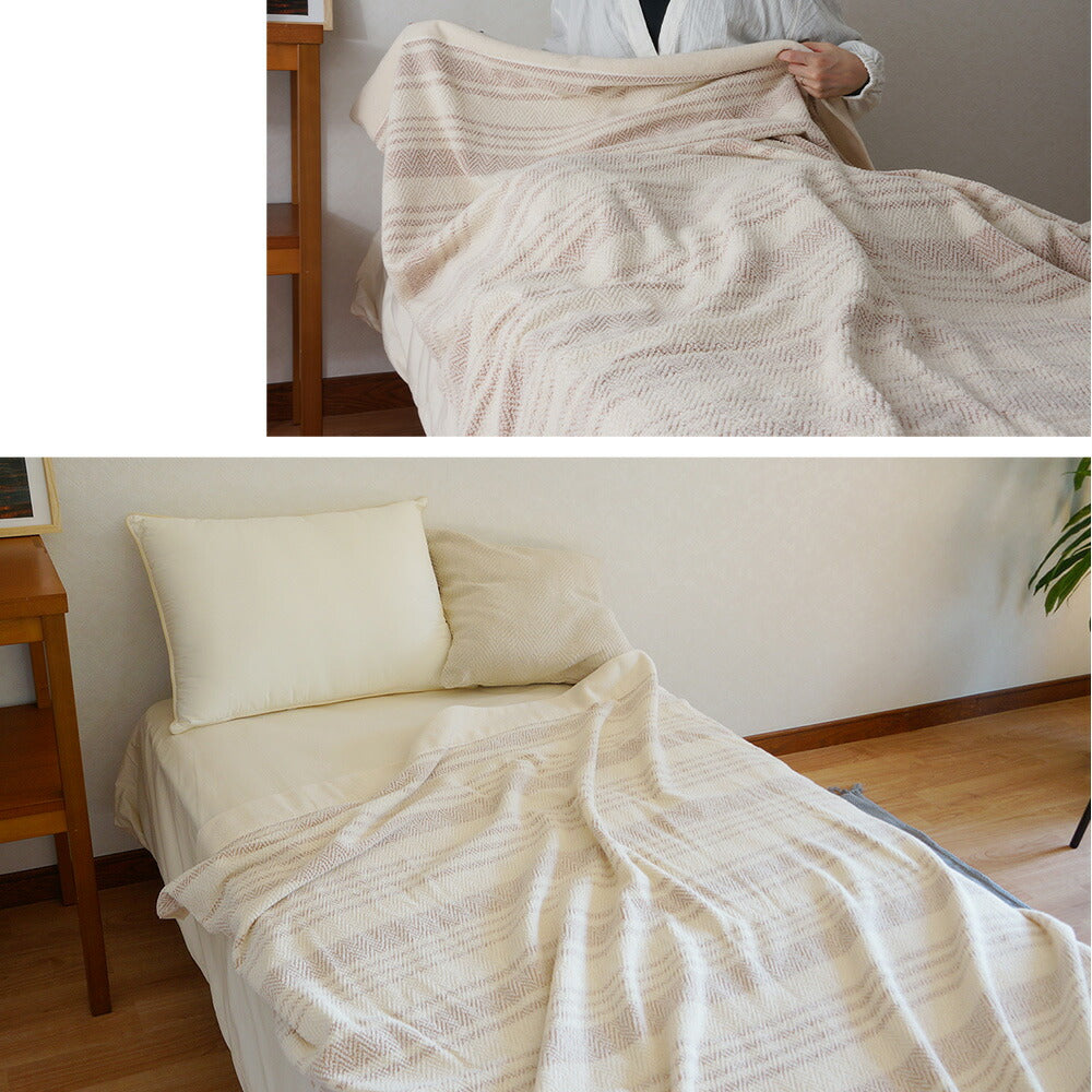 【DearJapan】 ディアジャパン 　泉州タオルケット 「ブルックリン」