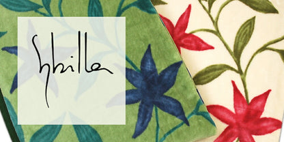 Sybilla シビラ コットンブランケット フローレス