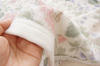 【Anna Emilia】 アンナエミリア 　オーガニックコットン　パイルケット 「野いちご＆リーフ」