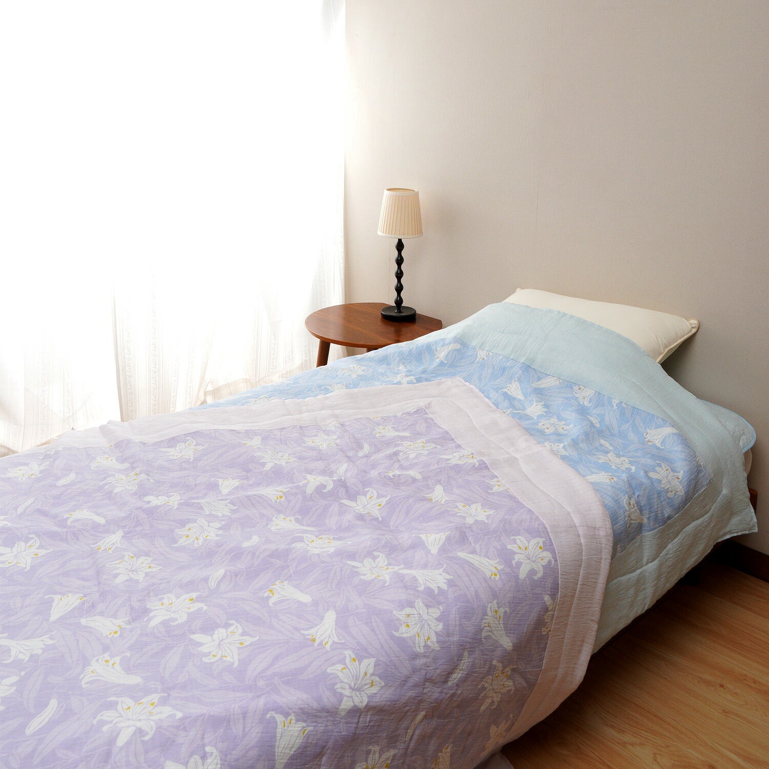 【DearJapan】 ディアジャパン 　近江ちぢみ天然本麻仕立て 肌掛けふとん