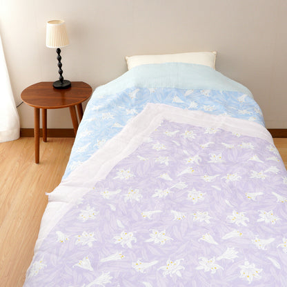 【DearJapan】 ディアジャパン 　近江ちぢみ天然本麻仕立て 肌掛けふとん