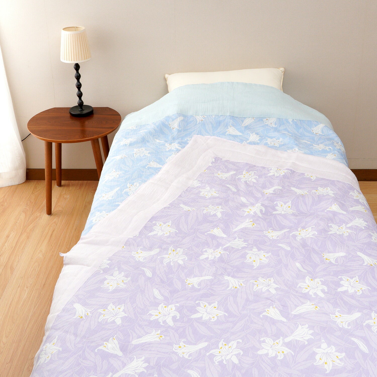 DearJapan ディアジャパン 近江ちぢみ天然本麻仕立て 肌掛けふとん