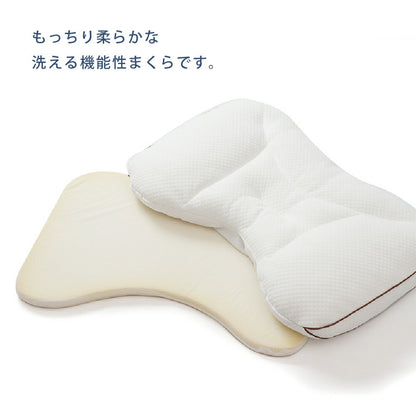 肩楽＆首ストレート枕 高さ調整シート付