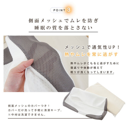 どんな姿勢でもしっかりフィット枕