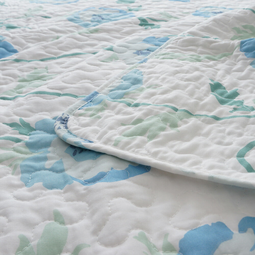 脱脂綿使用 コットンキルトケット コクリコ柄