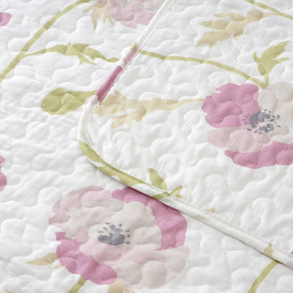 脱脂綿使用 コットンキルトケット コクリコ柄