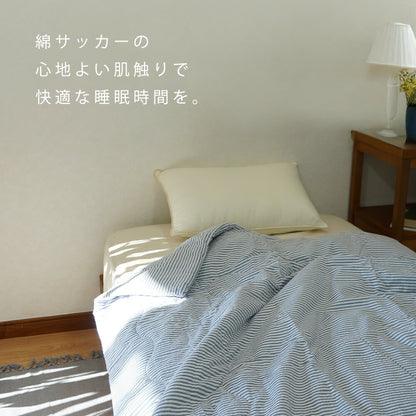 抗菌わた使用 サッカー素材肌ふとん