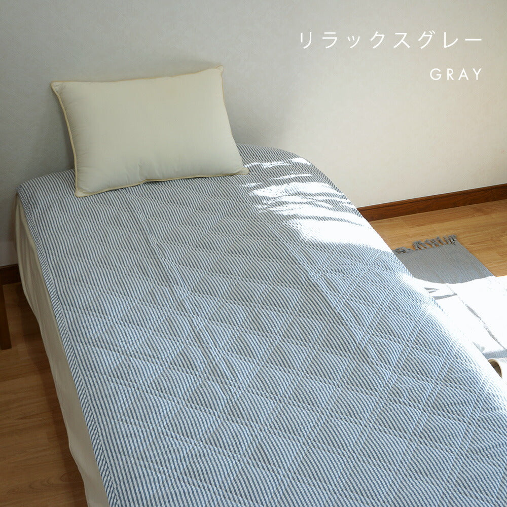 抗菌わた使用 サッカー素材敷パッド