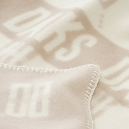 DAKS ダックス ウール毛布 DDロゴ柄