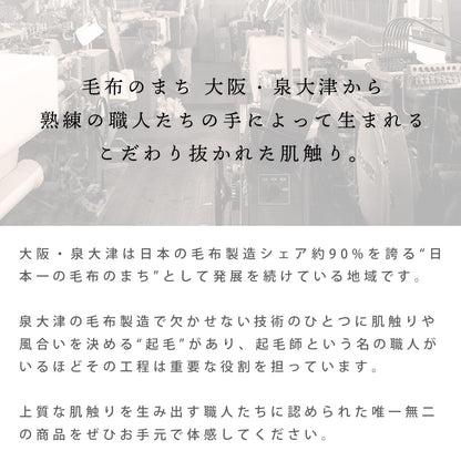 DAKS ダックス ウール毛布 DDロゴ柄