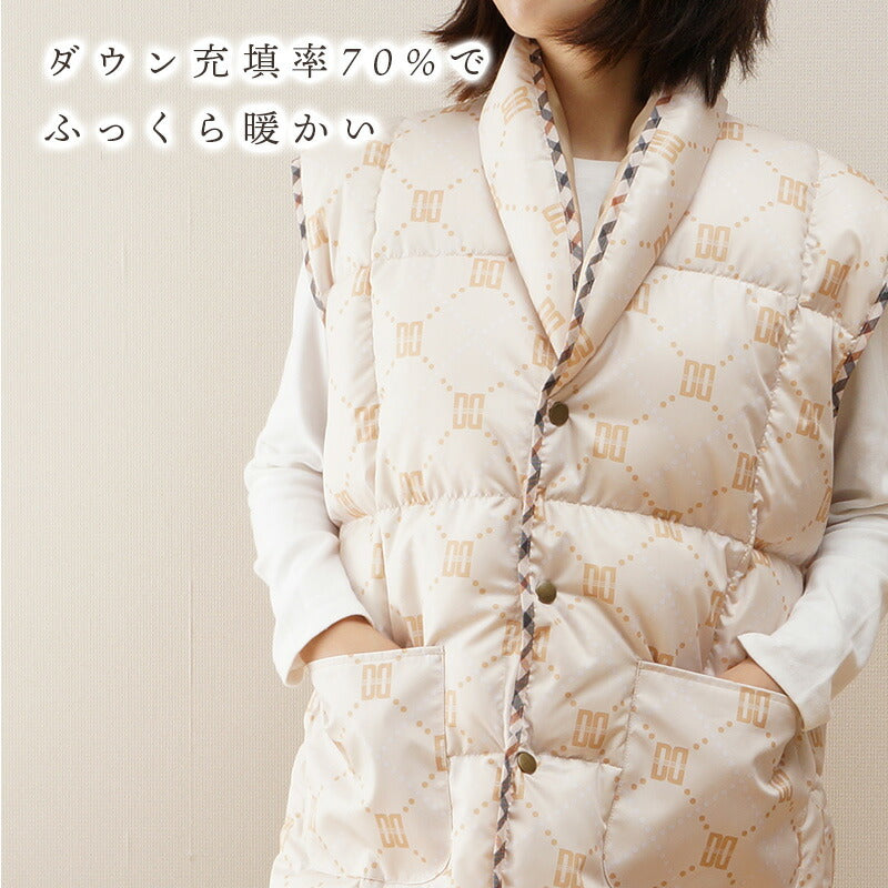 DAKS ダックス 羽毛入りポンチョ