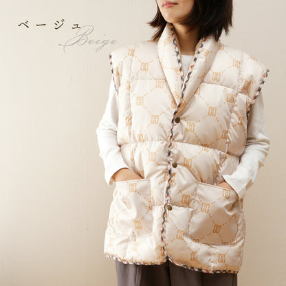 DAKS ダックス 羽毛入りポンチョ