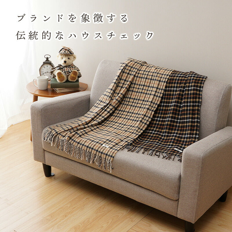 DAKS】 ダックス ウールひざ掛け 「ハウスチェック」（正規品