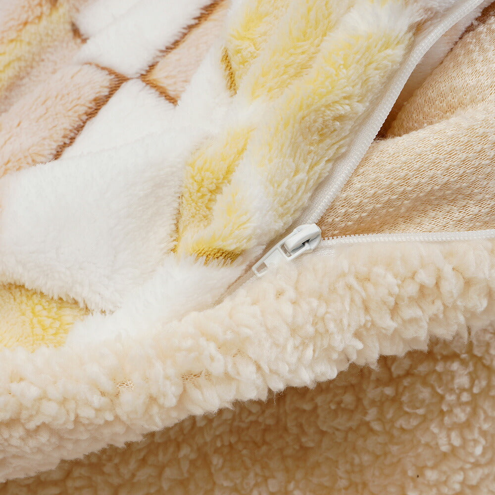 毛布にもなる あったか 掛けふとんカバー アーガイル柄