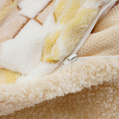 毛布にもなる あったか 掛けふとんカバー アーガイル柄