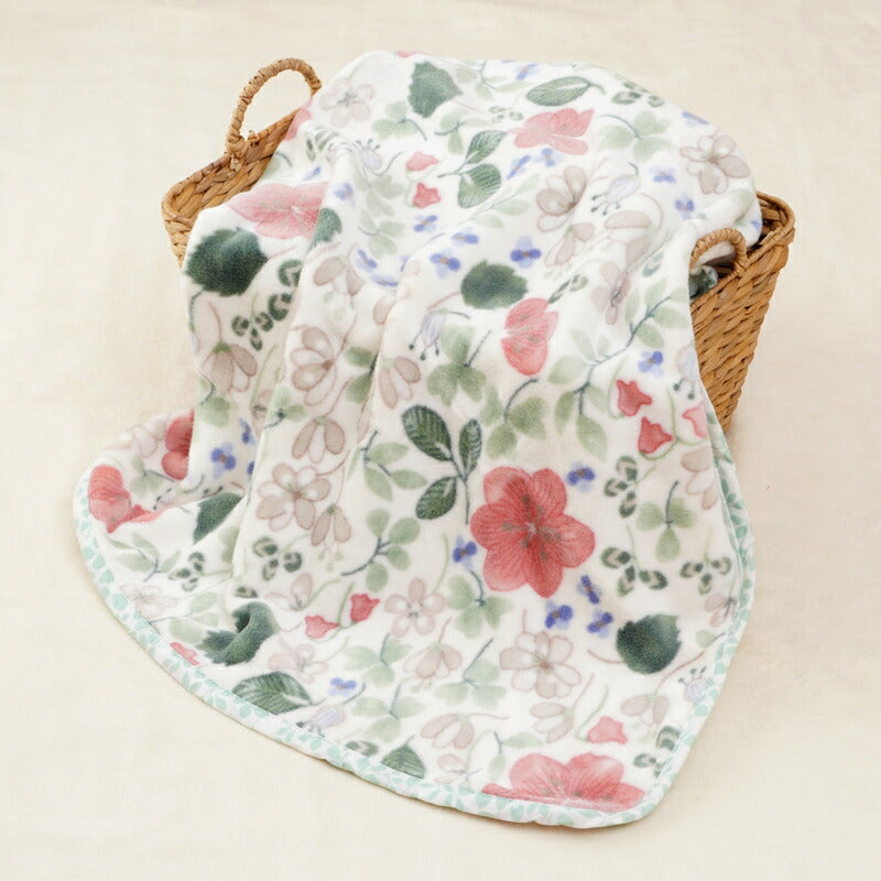 annaemilia アンナエミリア オーガニックコットンブランケット 野いちご