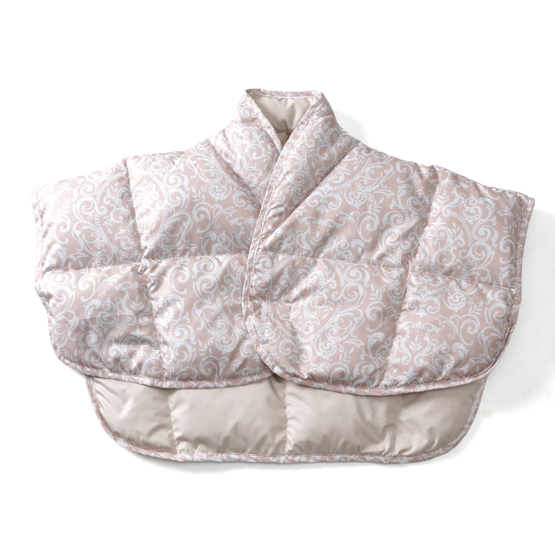 羽毛入りショートガウン/ポンチョ/肩当て フリーサイズ