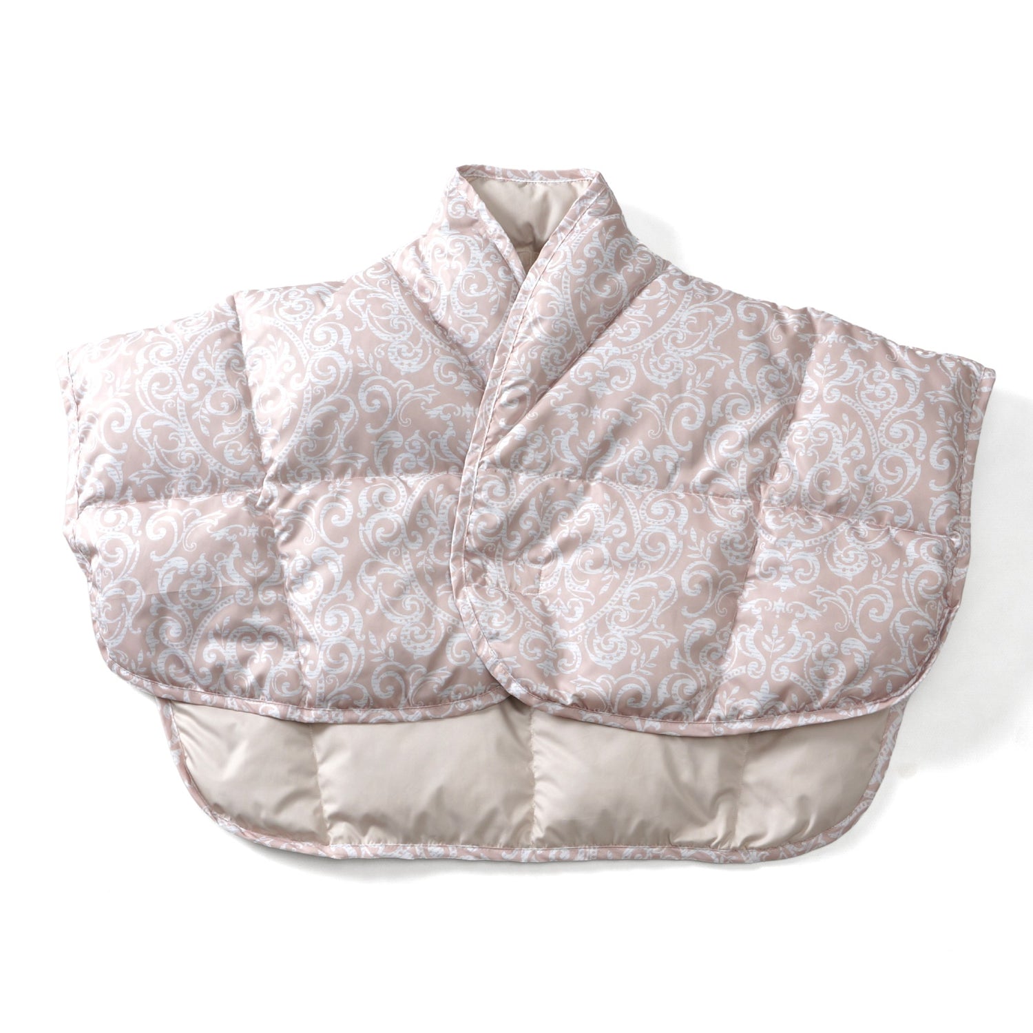 羽毛入りショートガウン/ポンチョ/肩当て フリーサイズ