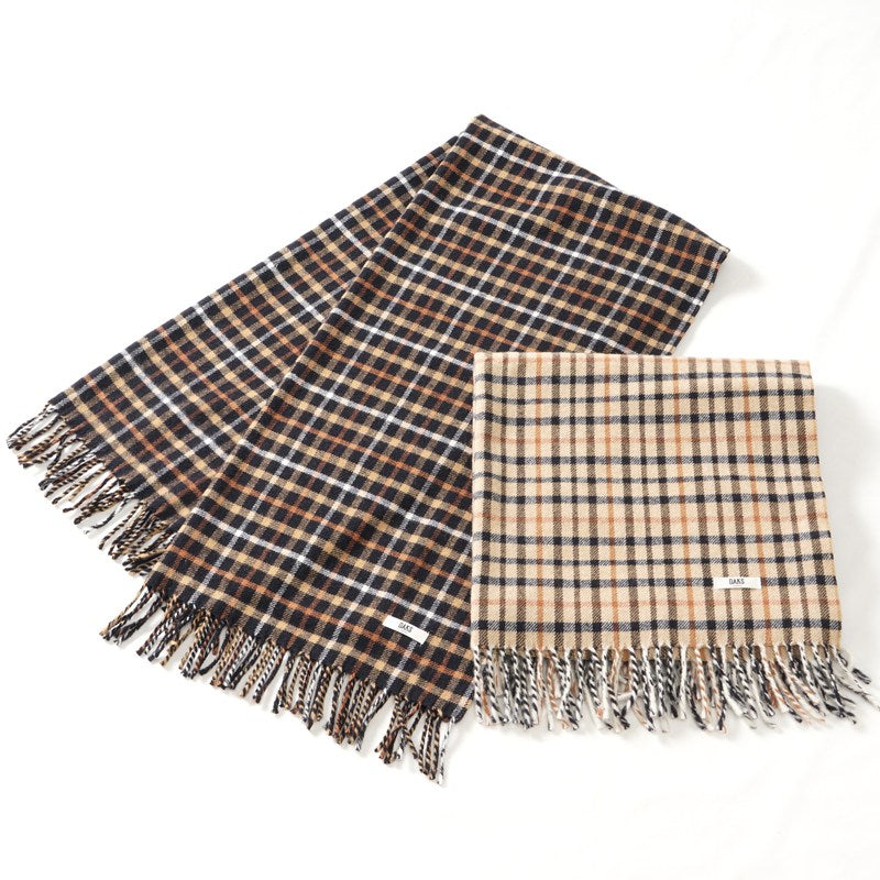 【DAKS】 ダックス ウールひざ掛け 「ハウスチェック」（正規品）