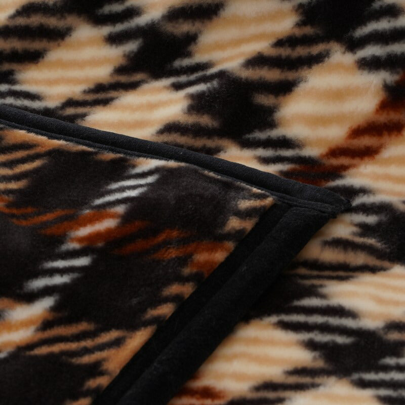 DAKS ダックス ニューマイヤー毛布 ハウスチェック