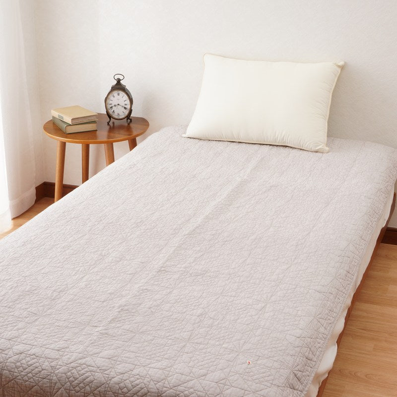 水洗い仕上げのドライコットン敷きパッド