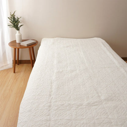 水洗い仕上げのドライコットン敷きパッド