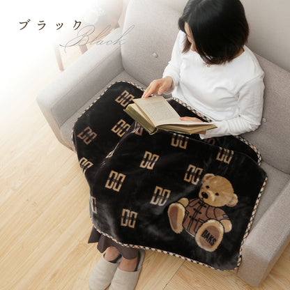 DAKS ダックス ニューマイヤー ハーフ ブランケット Bear