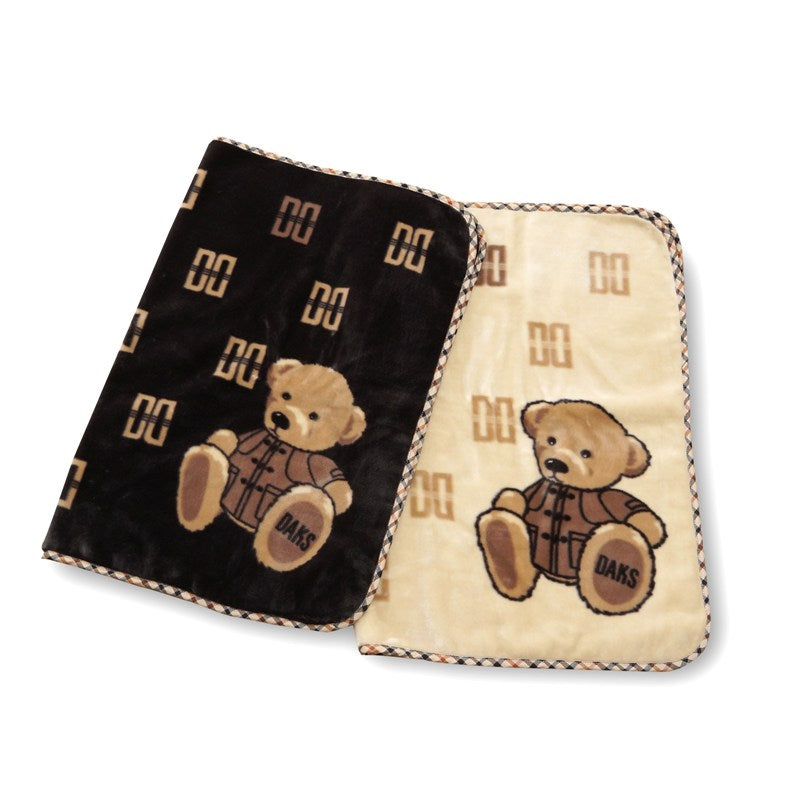 DAKS ダックス ニューマイヤー ハーフ ブランケット Bear