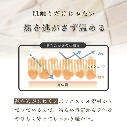 ゆった着る毛布 アーガイル柄