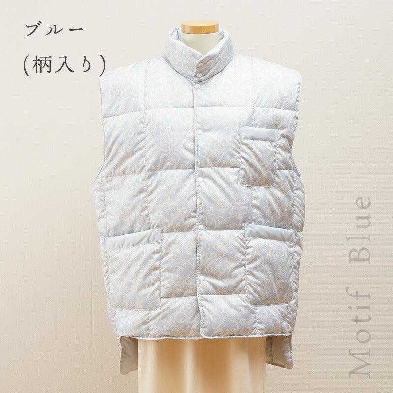 羽毛 入りベスト