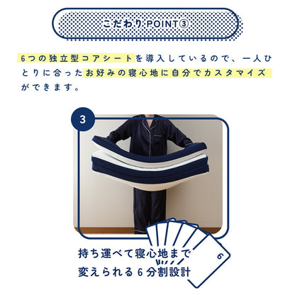 コアシスト やわらかさを自由にカスタムできる セルフケア敷ふとん