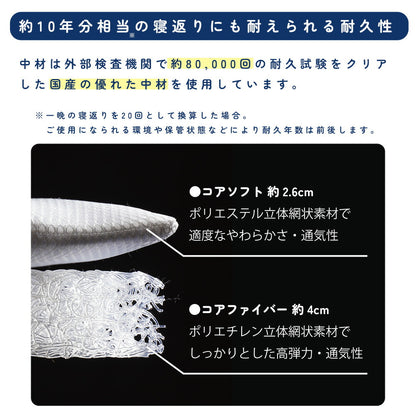 コアシスト やわらかさを自由にカスタムできる セルフケア敷ふとん